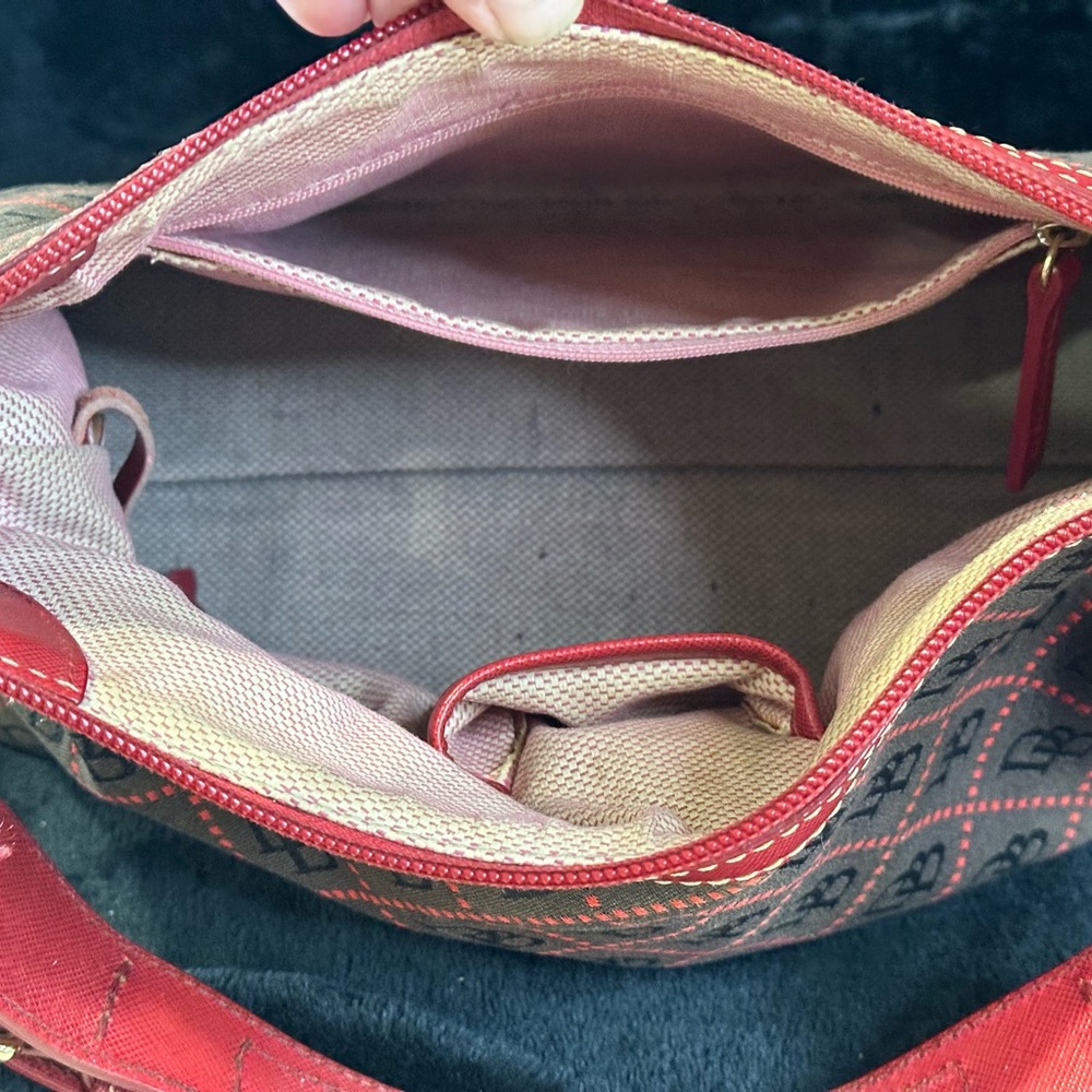 Dooney & Bourke Signature Canvas Shoulder Bag - Picture 10 of 12